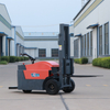 Highly efficient stand-up electric forklift trucks