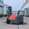 Highly efficient stand-up electric forklift trucks